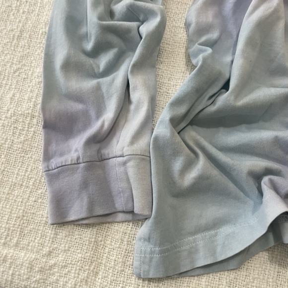 PINK victoria secret campus long sleeve Shirt Women's Large Tie Dye Purple Blue - Picture 5 of 5